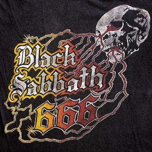 Rare Vintage 1970’s BLACK SABBATH 666 T-Shirt